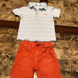Toddler shorts and shirt set